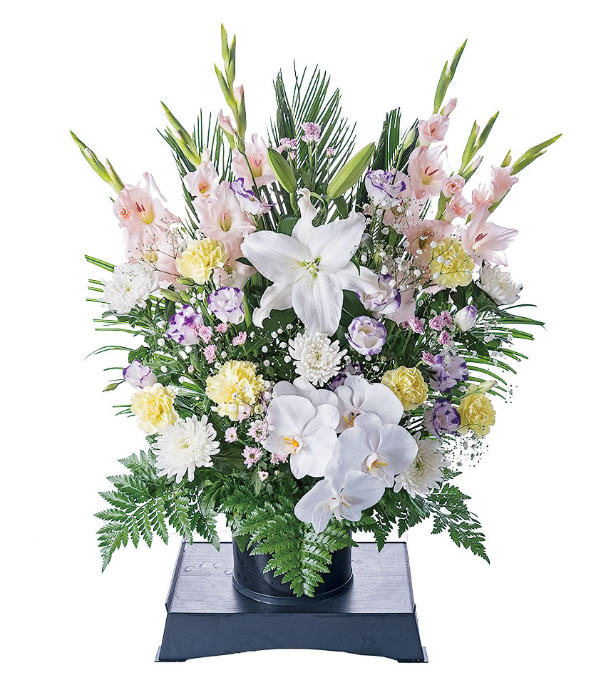 お供えアレンジ ワンサイドおまかせ 供花台L
